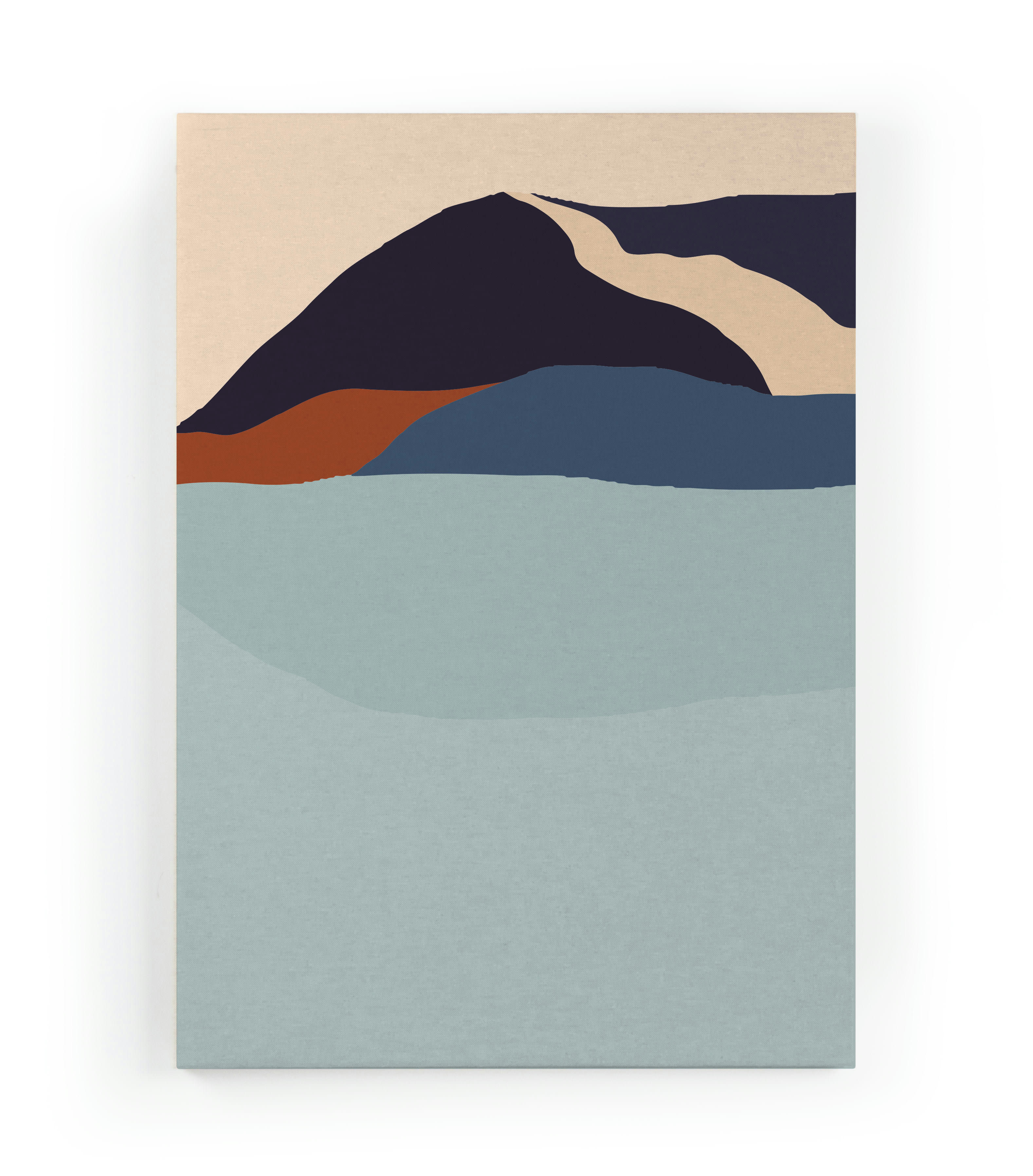 LAKE - Peinture sur toile 60x40 imprimé HD Lac