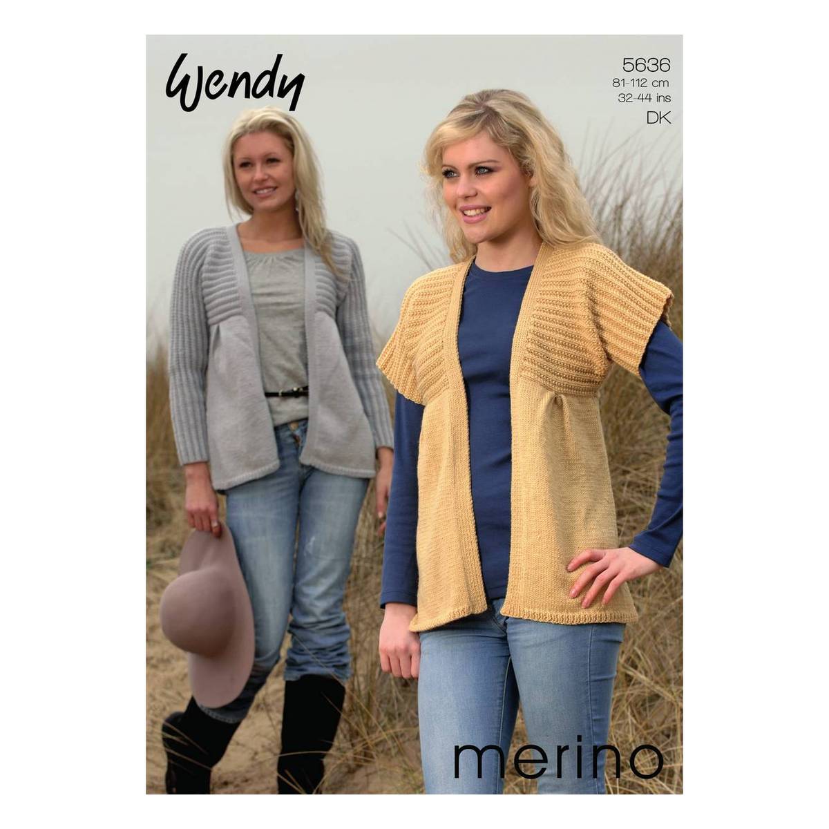 Wendy Merino DK Cardigans Digital Pattern 5636