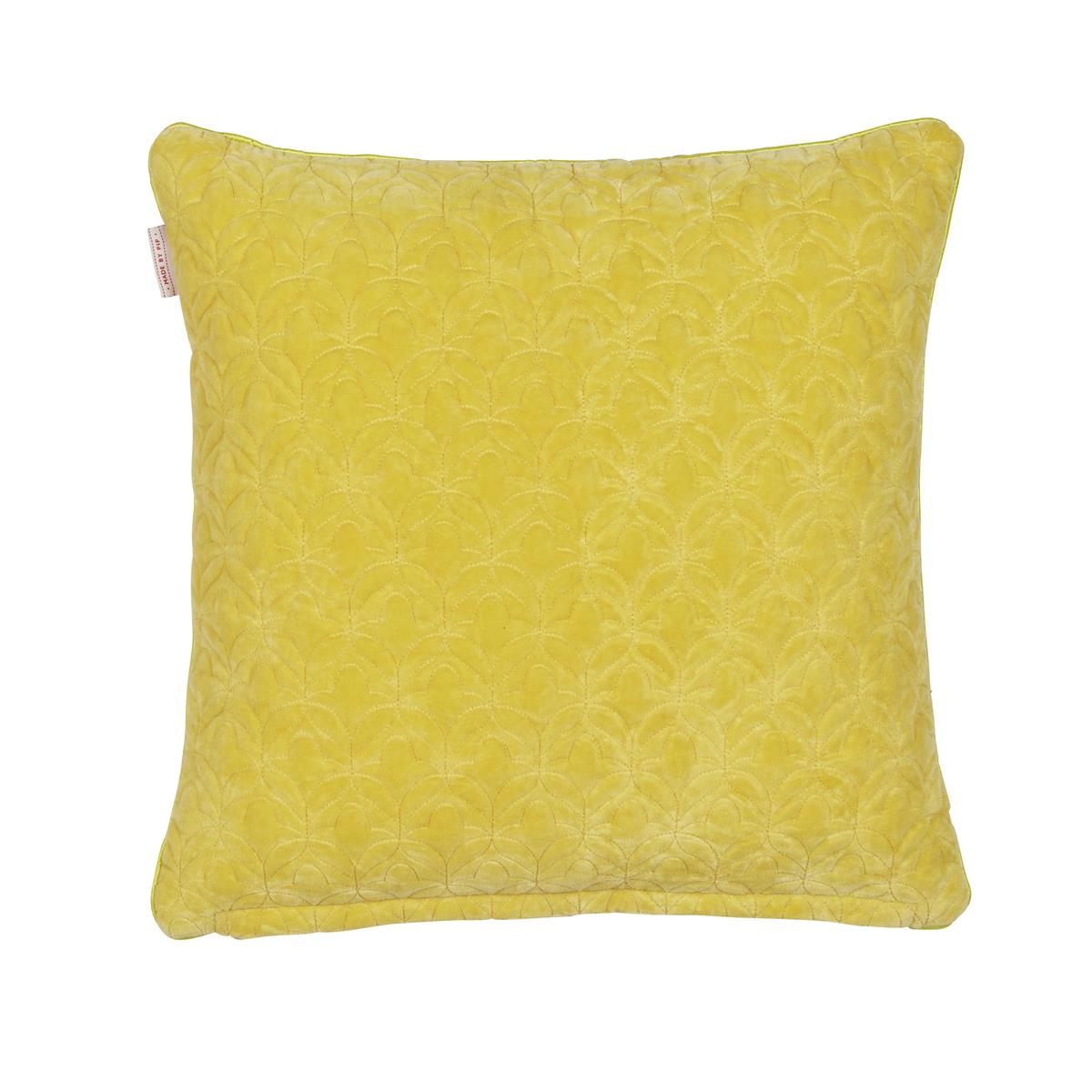 Pip Studio decoratiekussen Quilty Dreams - 45x45 cm - bright yellow