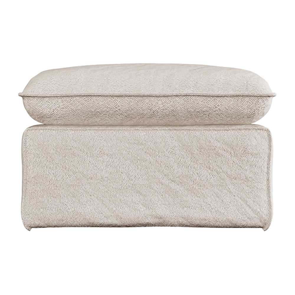 HKliving Nomad Hocker - Bouclé - Taupe