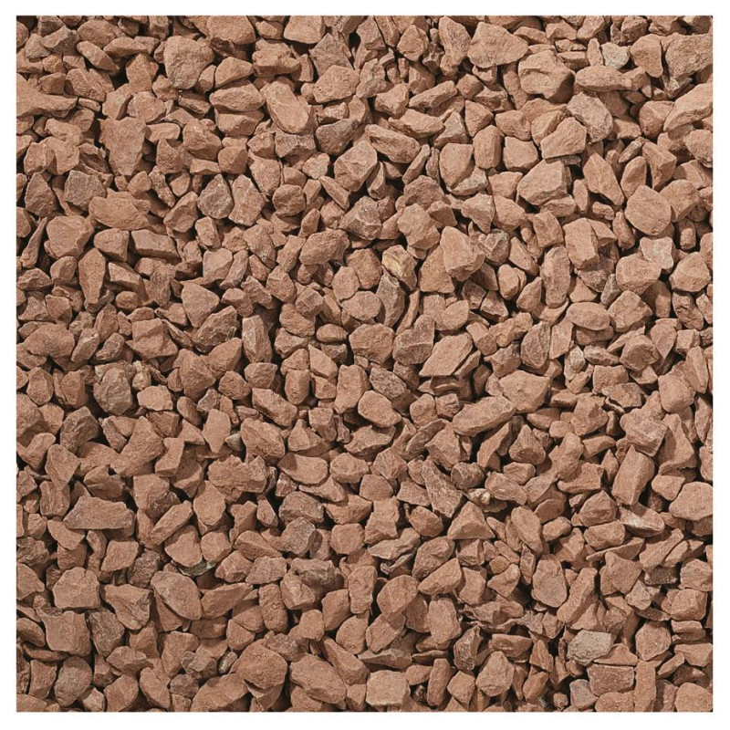 Palette 56 sacs Gravier Rouge Royal brun rouge 8-12 mm 20 kg COBO GARDEN