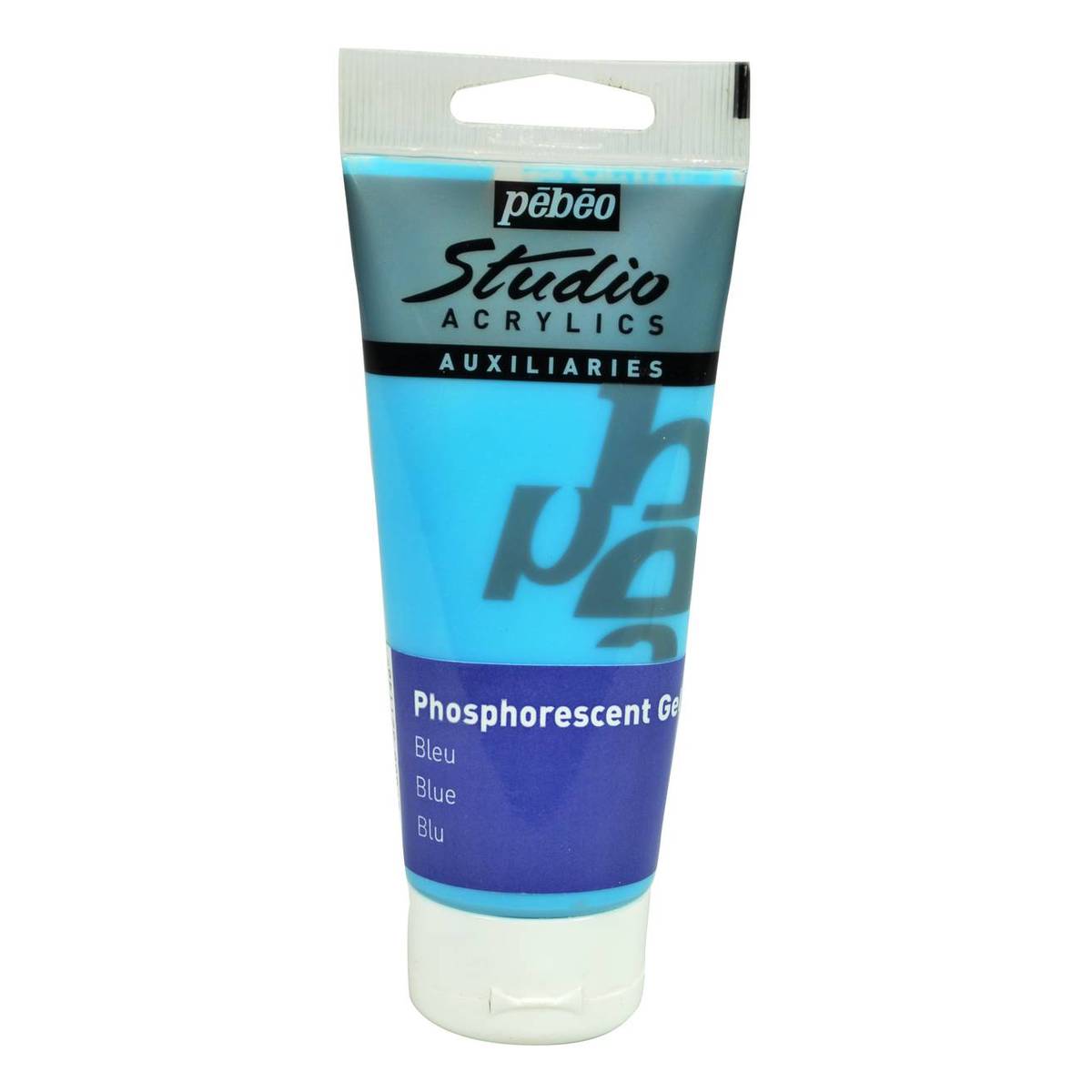 Pebeo Blue Phosphorescent Gel 100ml