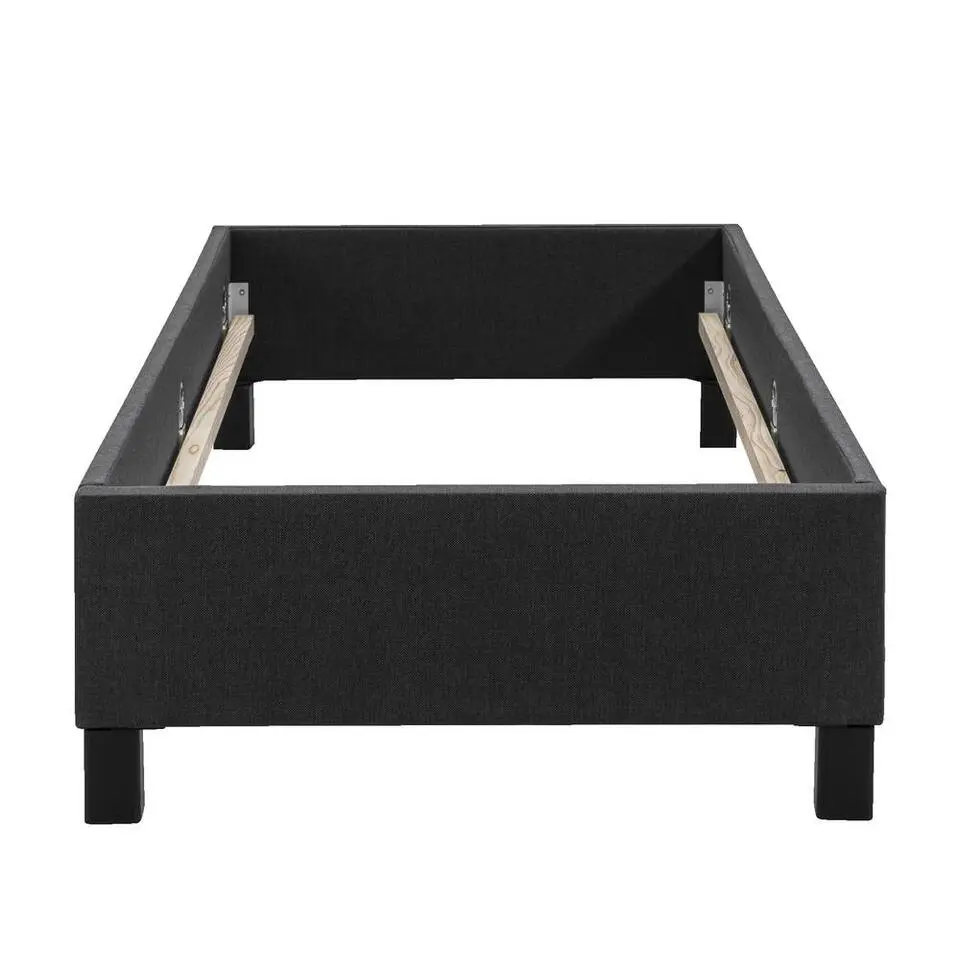 Bed Lena - antraciet - 90x200 cm