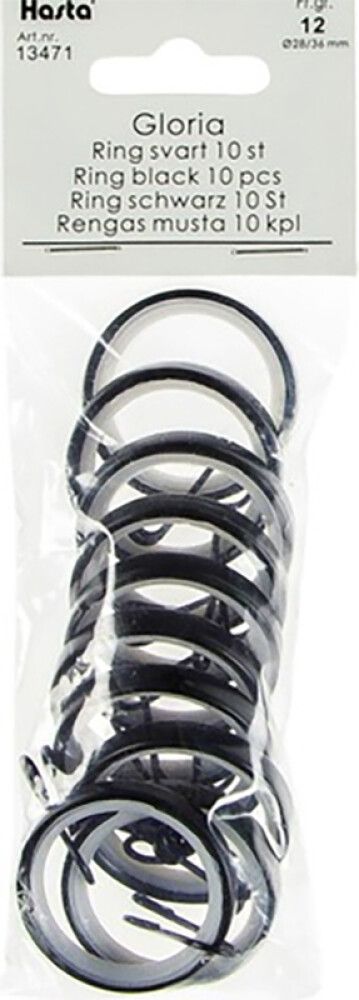 RING HASTA GLORIA Ø19MM SVART