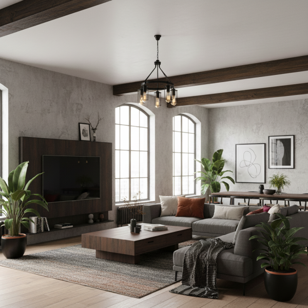 Lampa wisząca sufitowa EDYLIT loft druciane klosze 5xE27 HAVEL 11-510