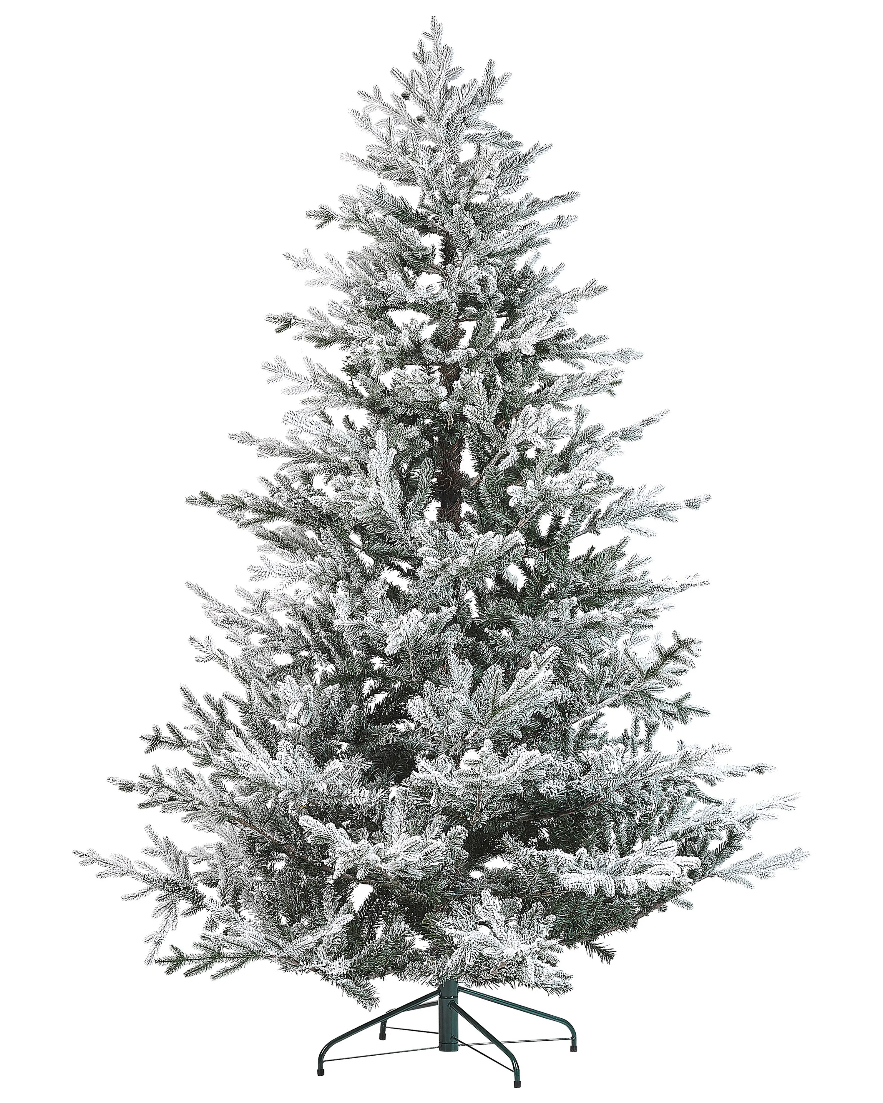 Artificial Snowy Christmas Tree BRISCO 210 cm White