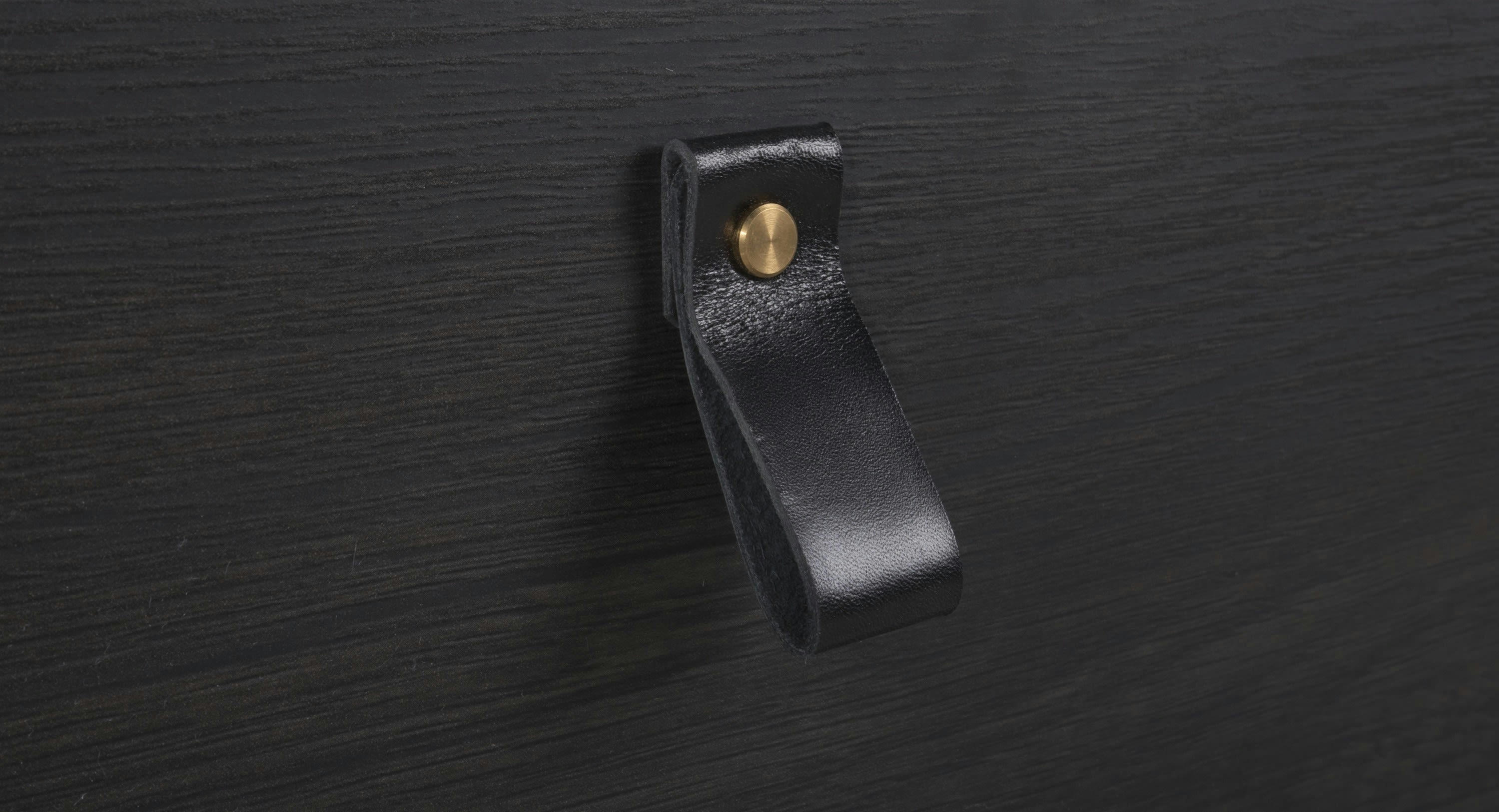 TOKIO - Meuble console en métal noir