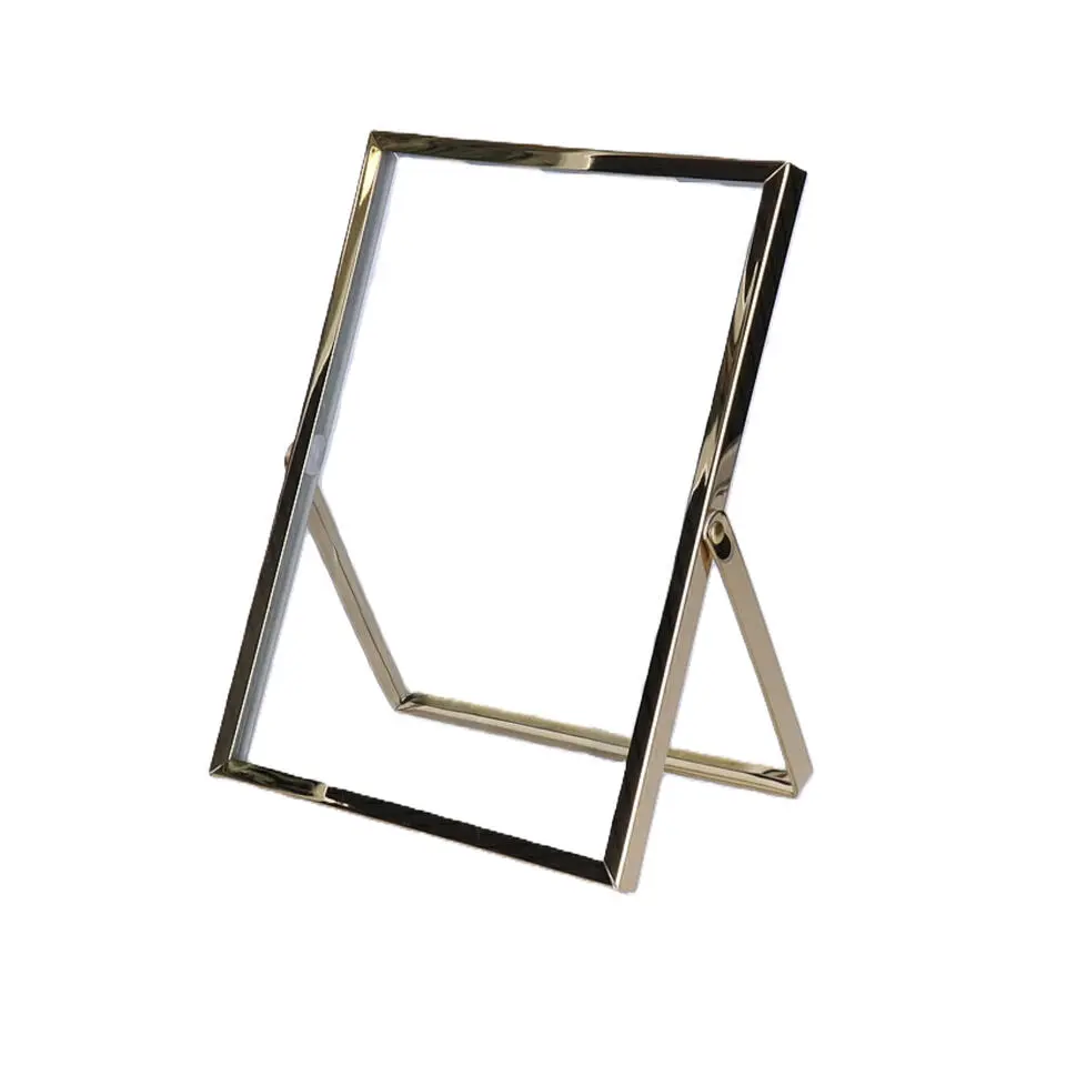 Giftdecor Fotolijstje - 10 x 15 cm - goud - metaal - modern