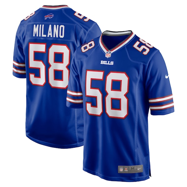 Matt Milano Buffalo Bills Nike Game Player Jersey - Royal/Red