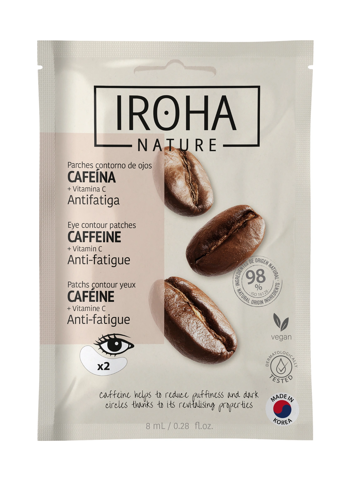 IROHA EYEPADS CAFFEINE