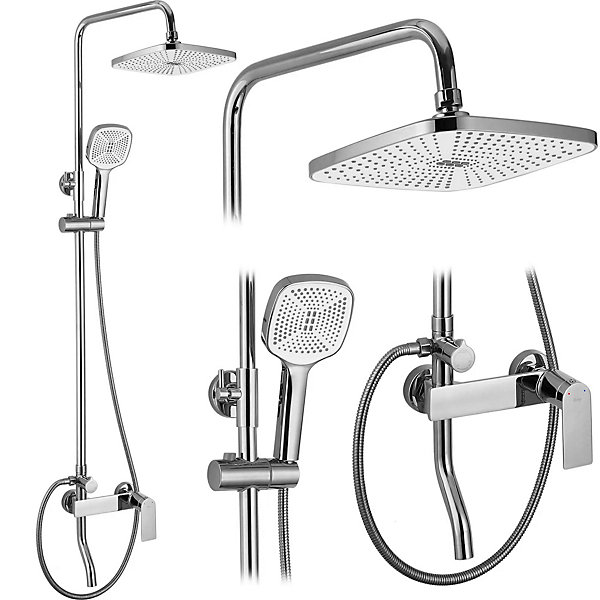 Kit De Douche Rea My1902-77C Storm Chrome