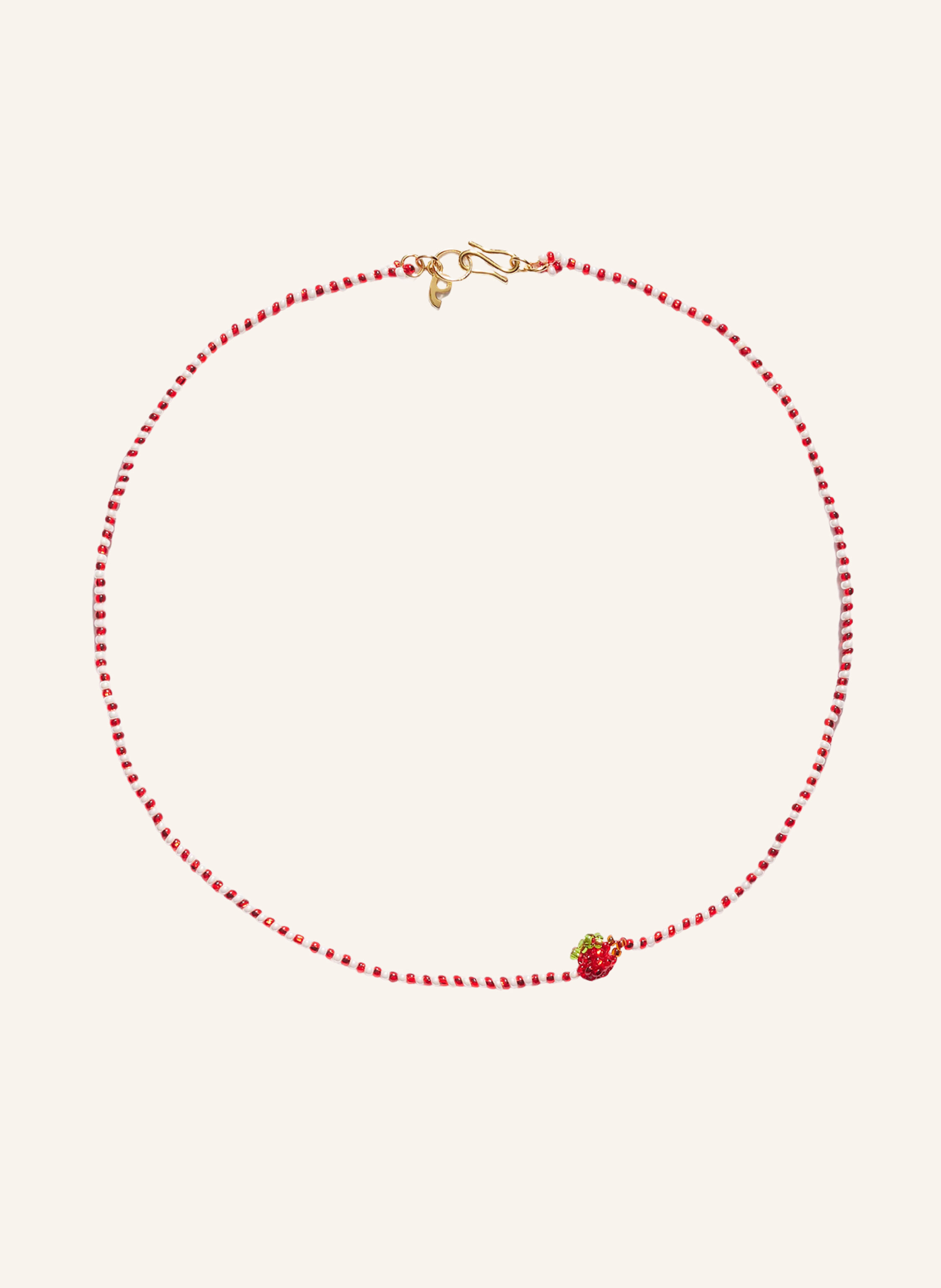 pura utz Halsketten MINI STRIPED APPLE NECKLACE by GLAMBOU
