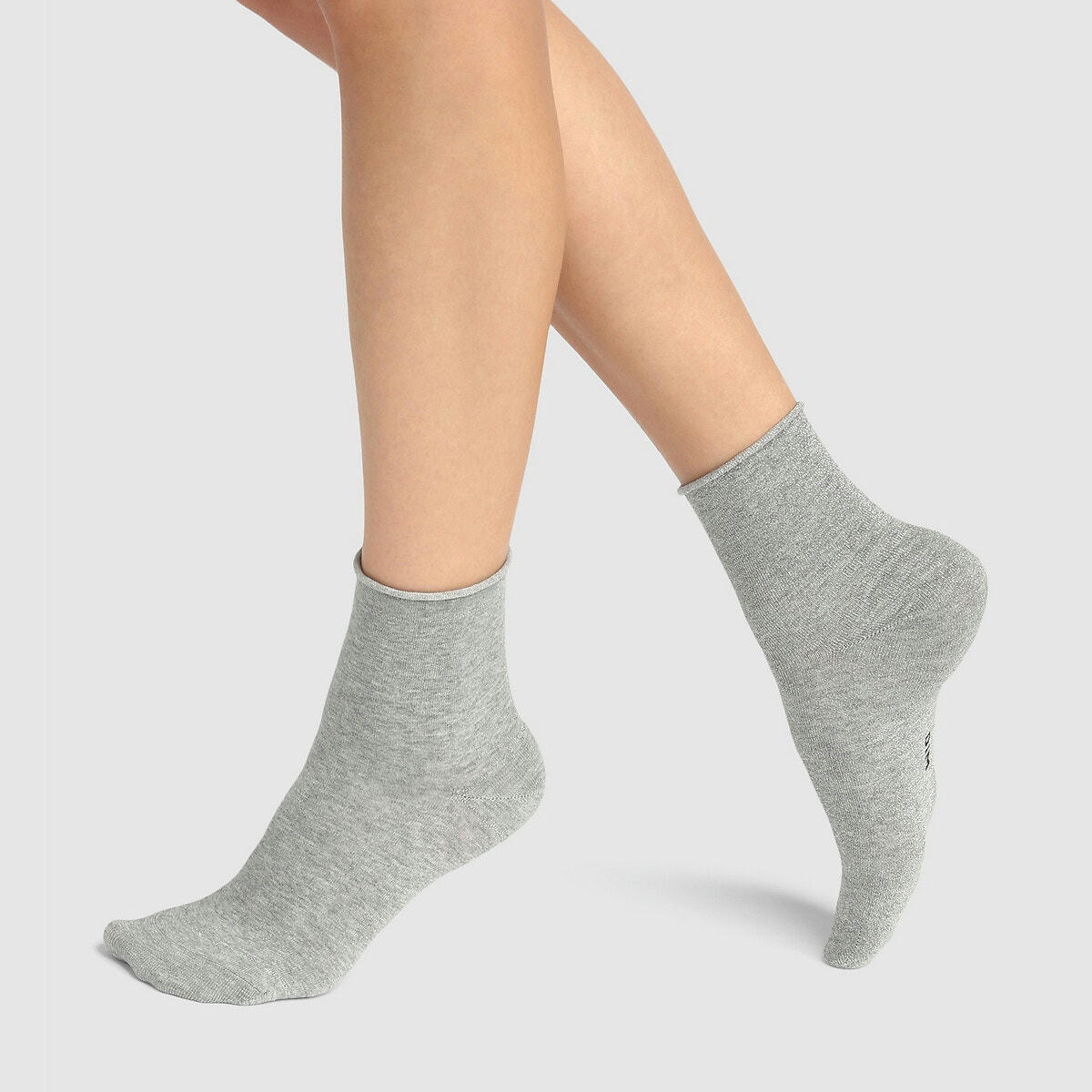 Lot de 2 paires de socquettes Coton Style Lurex