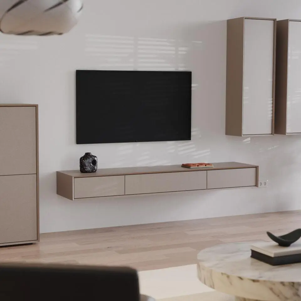 CALICOSY - OR&Eacute;LIA TV-Meubel - Bruin - 43x200x22 cm