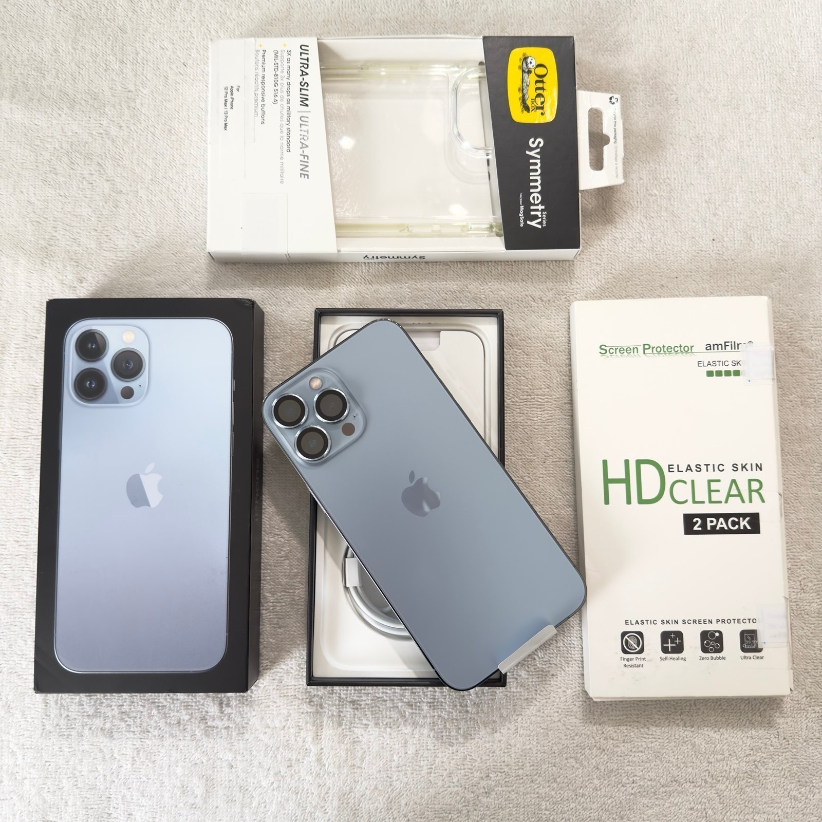 Apple iPhone 13 Pro Max - 256GB - Sierra Blue (Factory Unlocked)