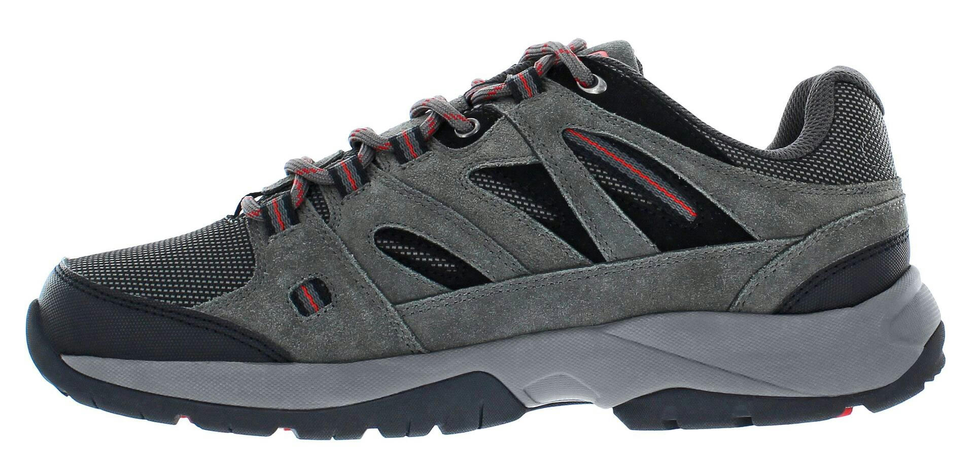 Outbound Men's Trail Low-Cut Water-Resistant Hiking Boots, Black/Charcoal