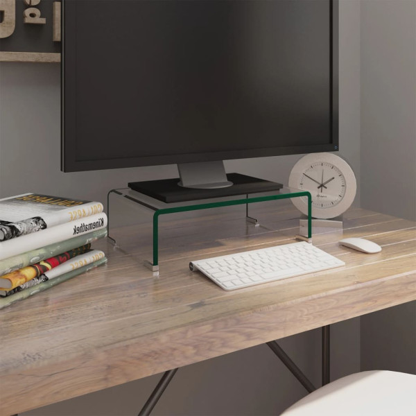 Szafka rtv Przezroczysta 40 x 25 x 11 cm Szkło vidaXL
