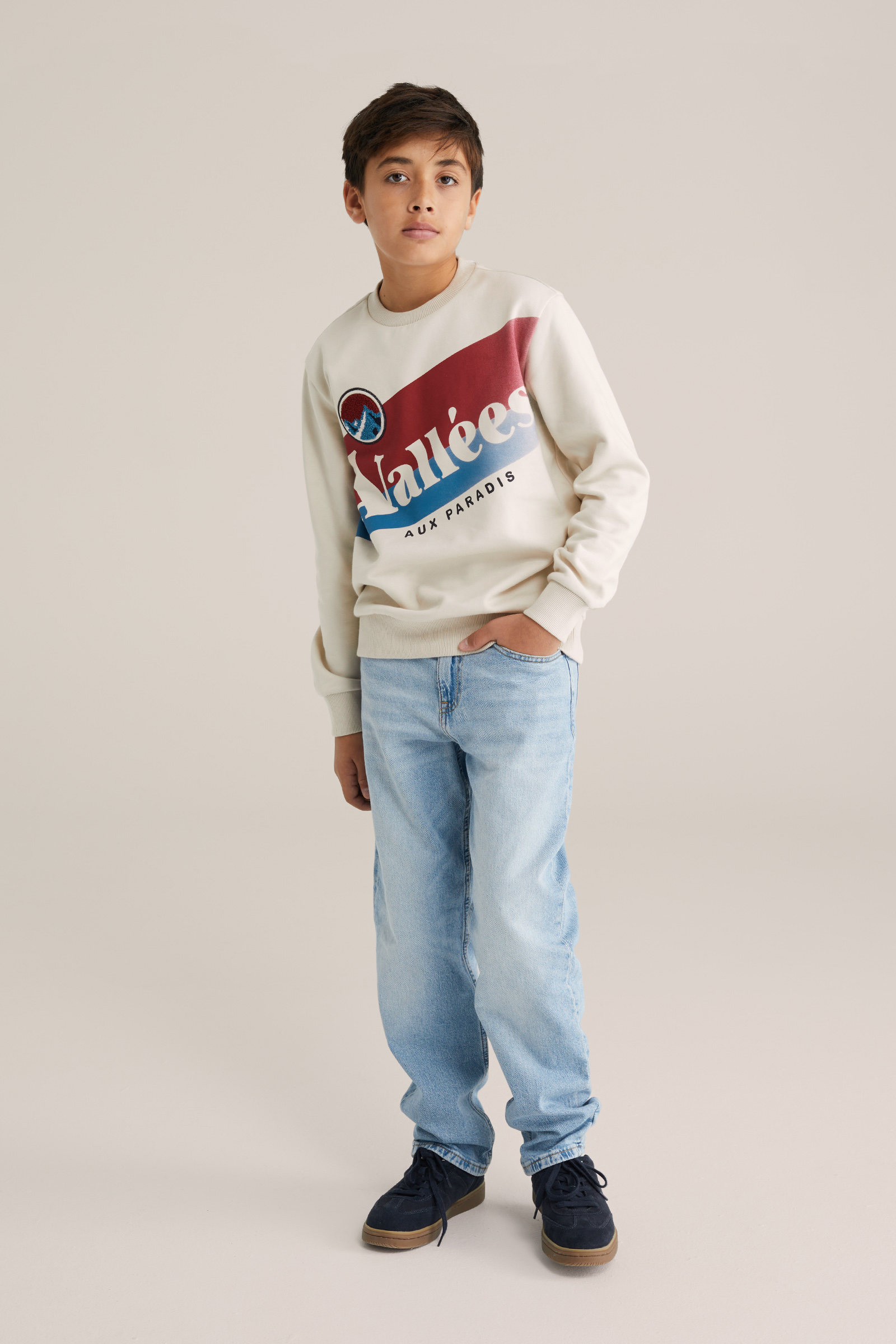 Jongens sweater met print