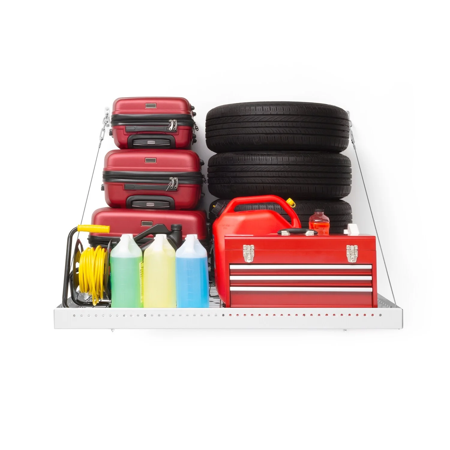 NewAge Products Pro Series 4 ft. x 4 ft. Wall Mounted Steel Shelf