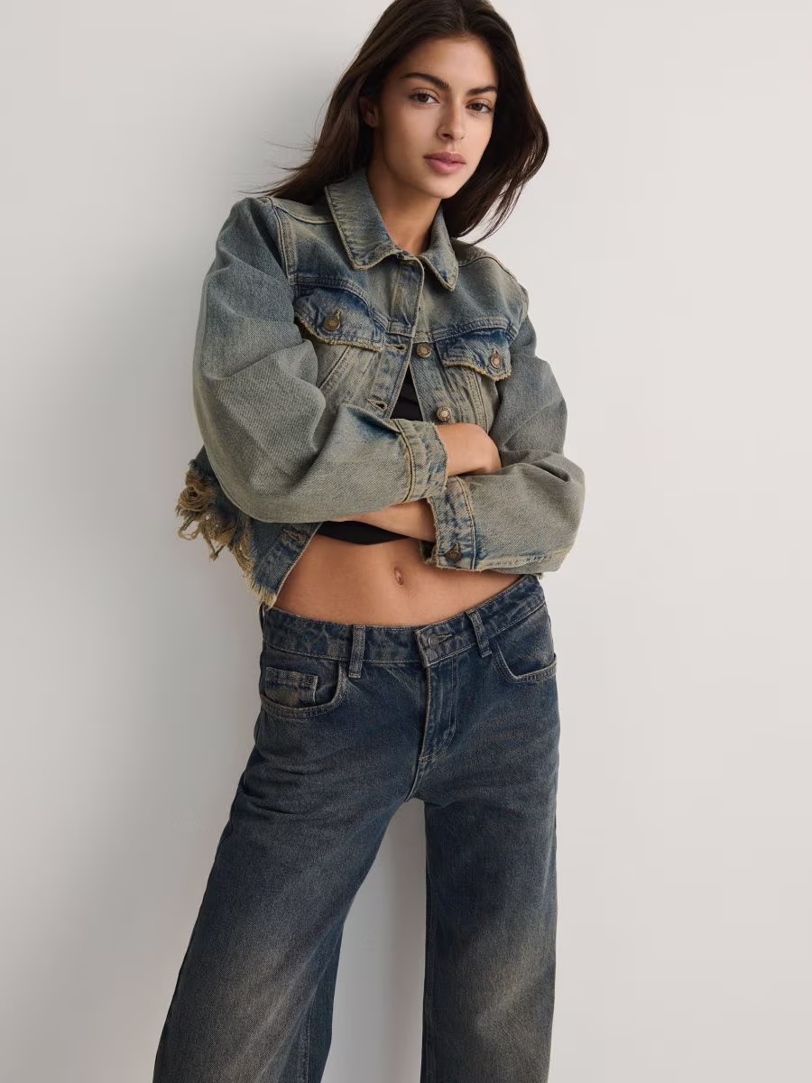 Jacket With Dirty Wash Effect