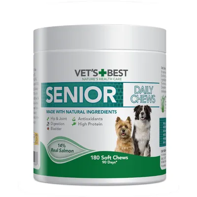 Vet's Best Senior Daily Chews Salmon