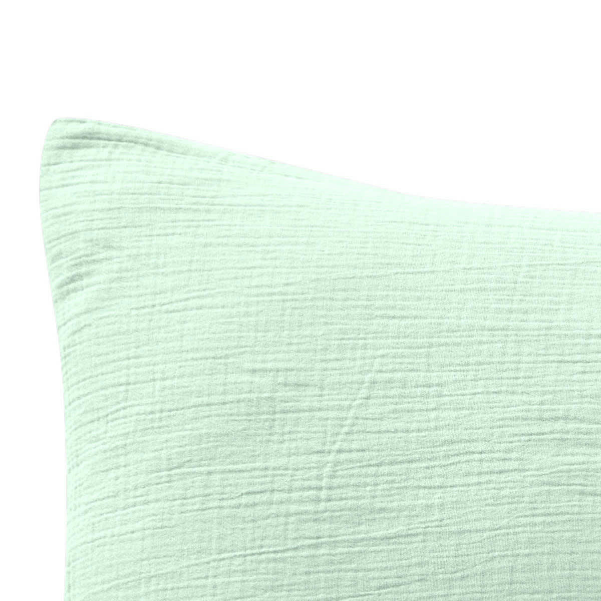 LOFT - Lot de 2 taies en gaze de coton  menthe 65x65 cm