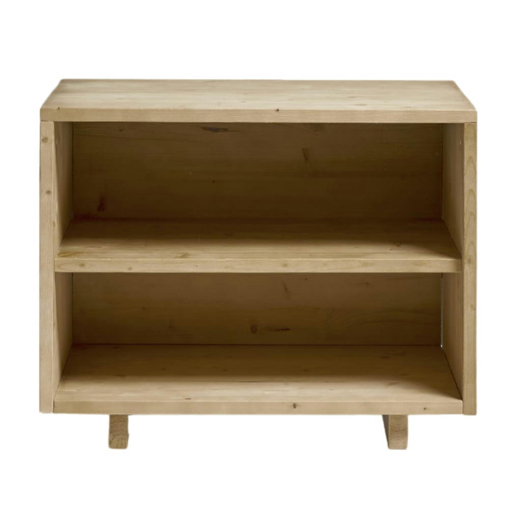 GINA - Table de chevet sans tiroir en bois en couleur naturel