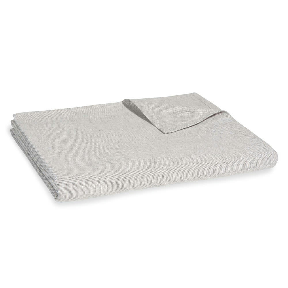 Home - Nappe en coton gris clair 150x250cm HOME