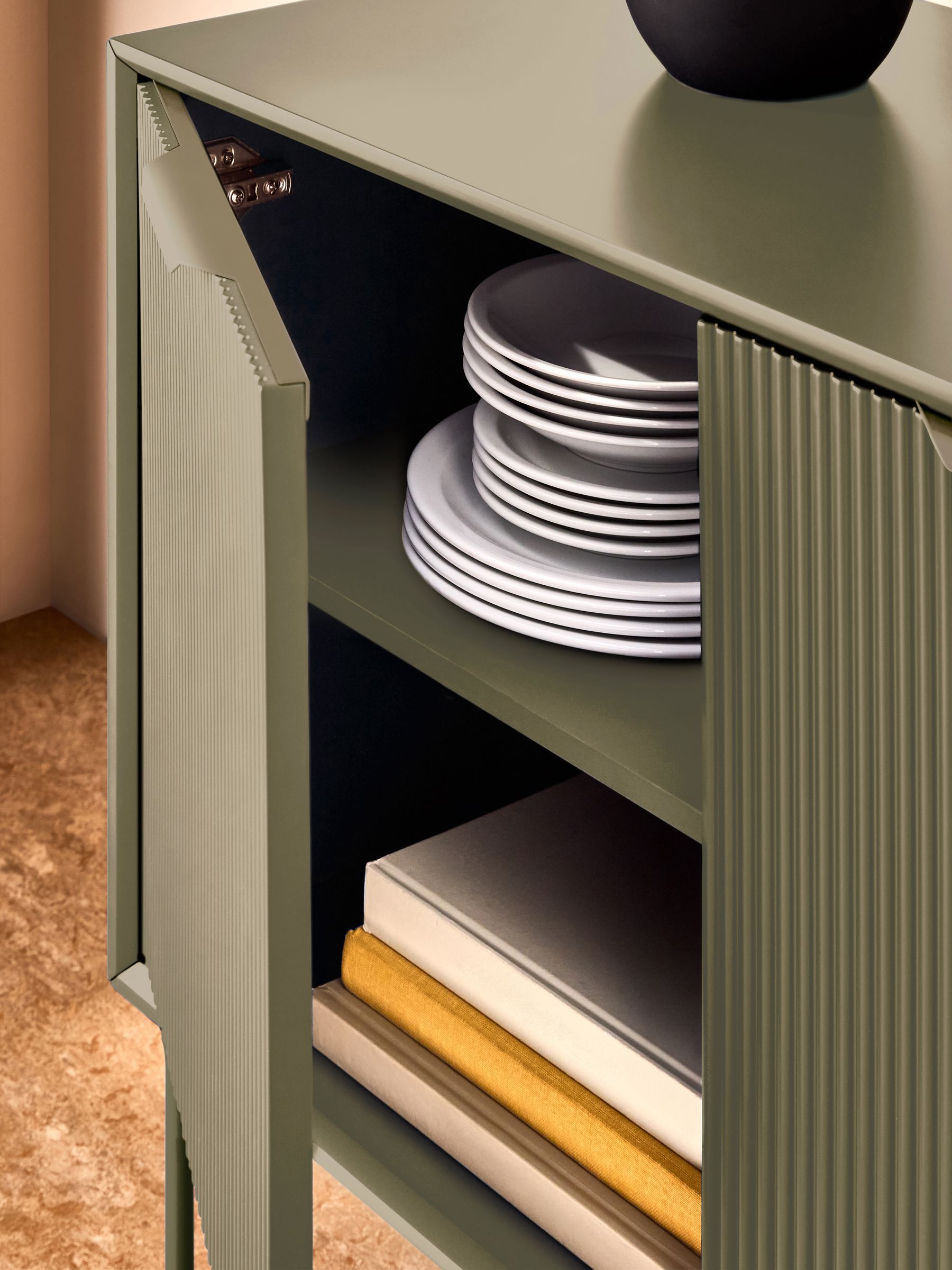 Elian Large Painted Sideboard in Green