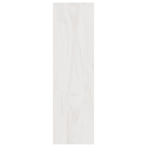 NNEVL Book Cabinet/Room Divider White 100x30x103 cm Solid Pinewood
