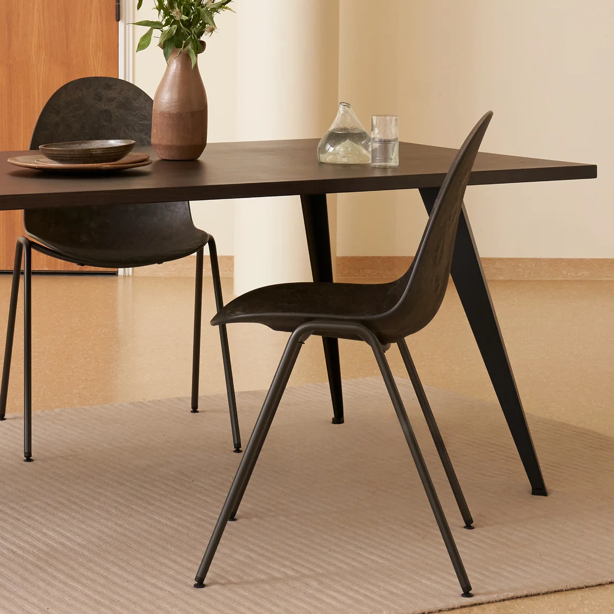 Mater - Eternity Stuhl, schwarz (Coffee Waste Edition)