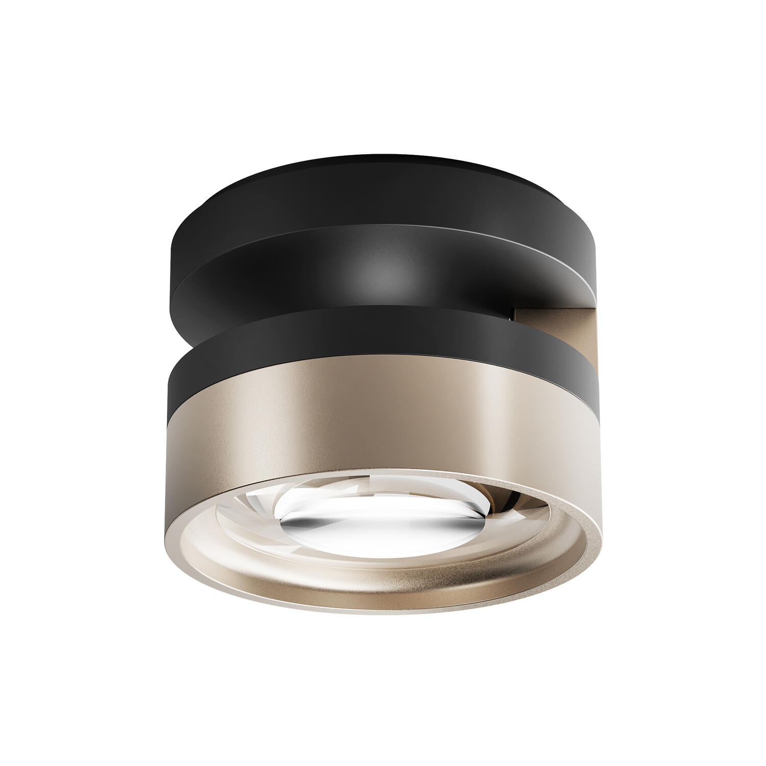 BLADE C1  SLIM loftlampe, matt black/satin gold