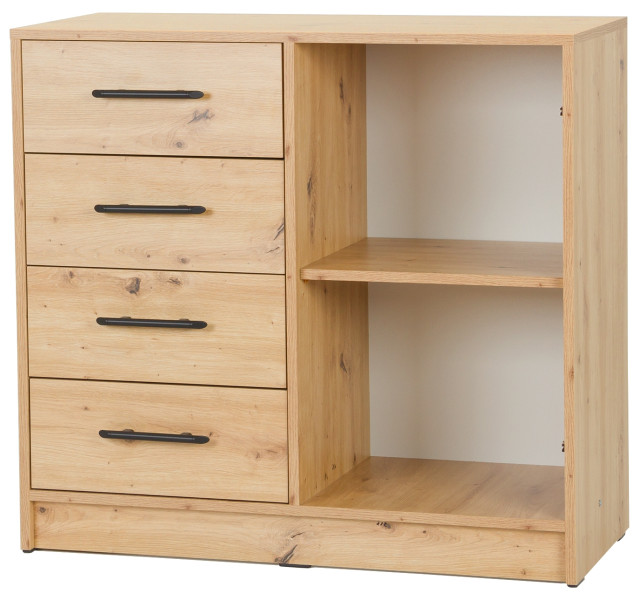 Komoda do salonu z szufladami 90 cm SEVAS artisan