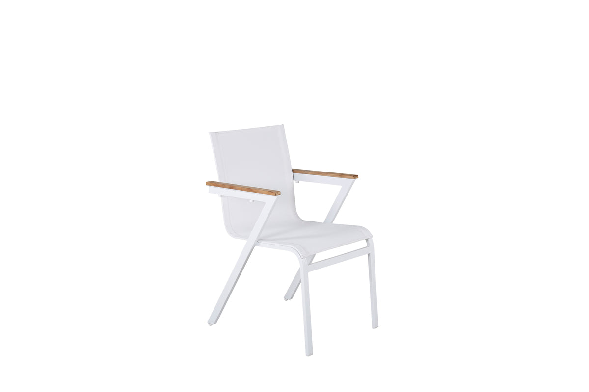 Rebellenclub Tonga Tuinstoel - Set van 2 - Wit