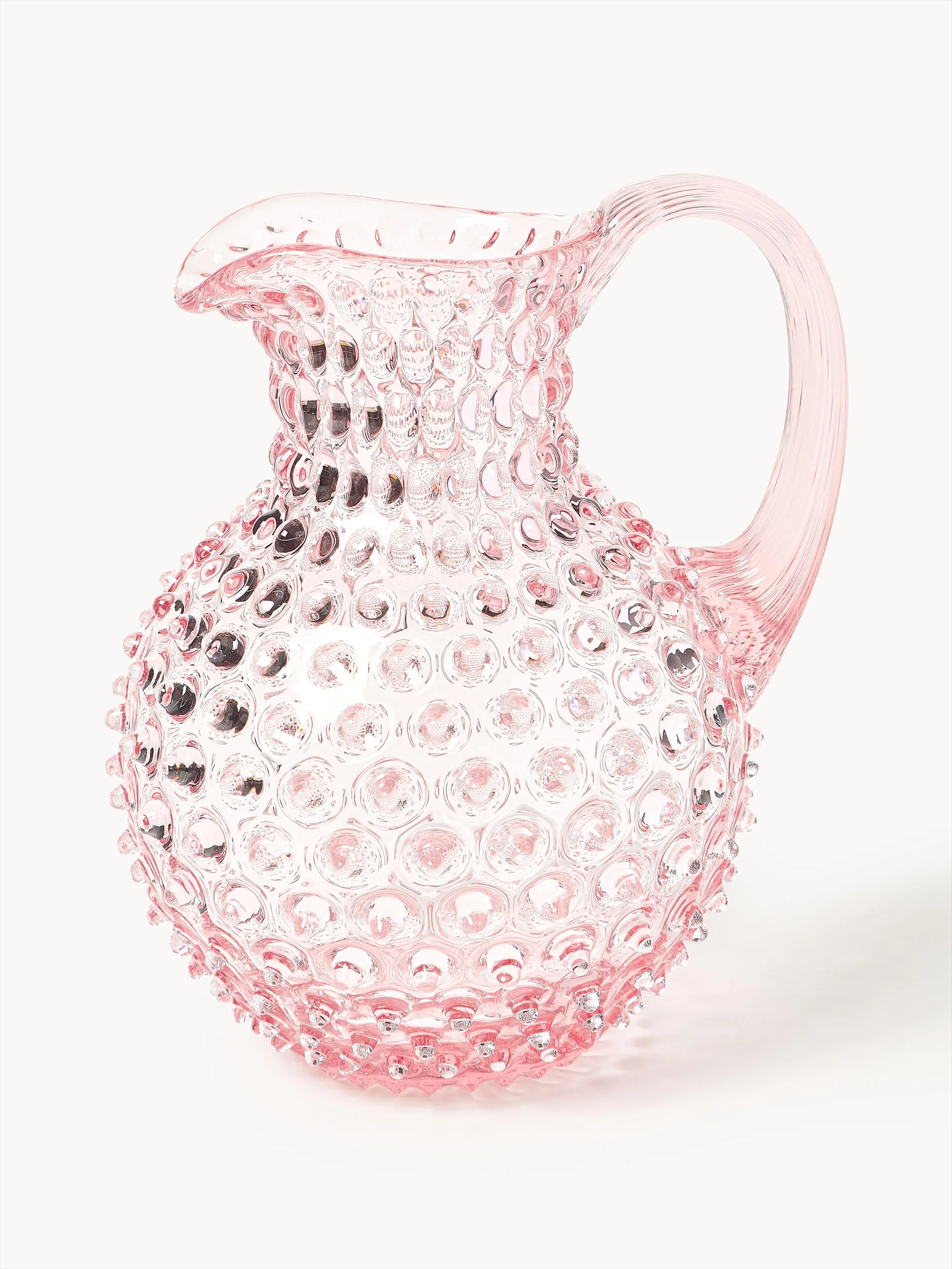 Mundgeblasener Krug Hobnail, 2 L