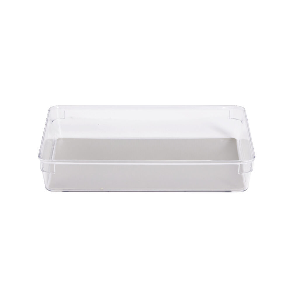 Organiseur de tiroir plastique transparent 25x16,3xH.4,8cm