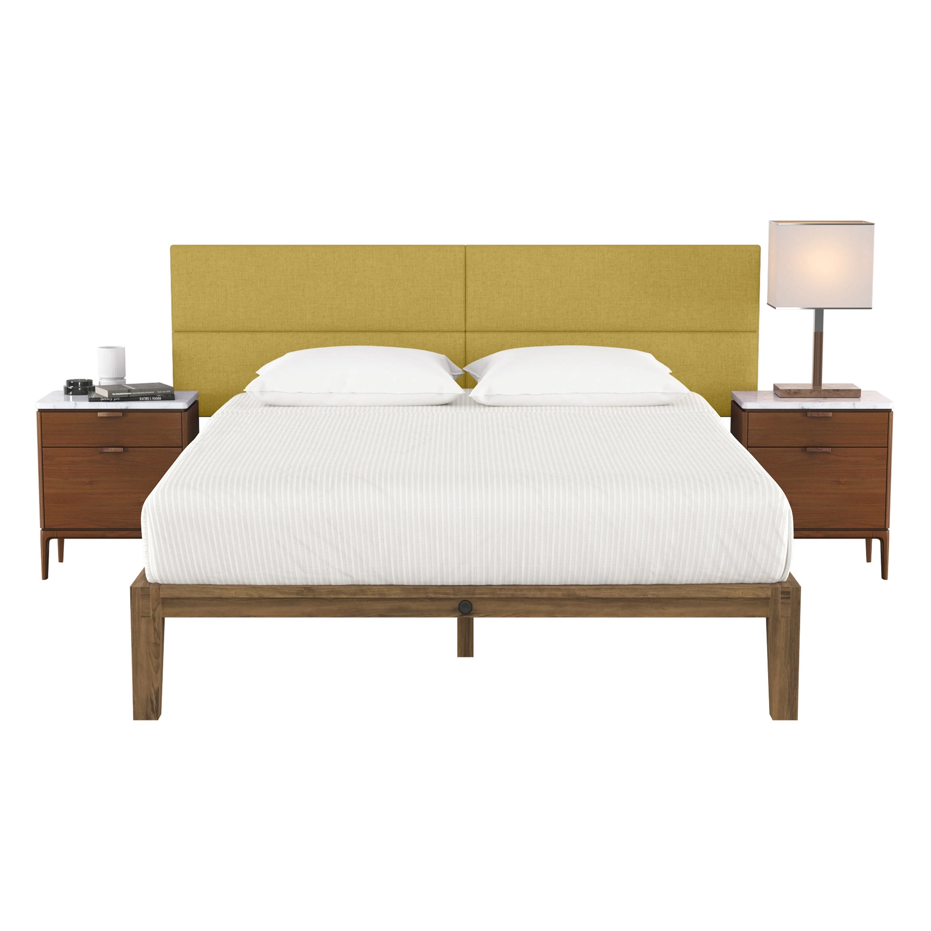 Jaxx Panelist Modern Padded Headboard - Set of 4 Wall Mounted Panels