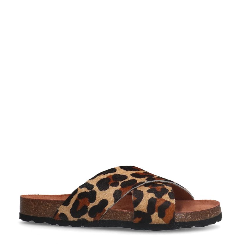 Manfield Leopard slippers