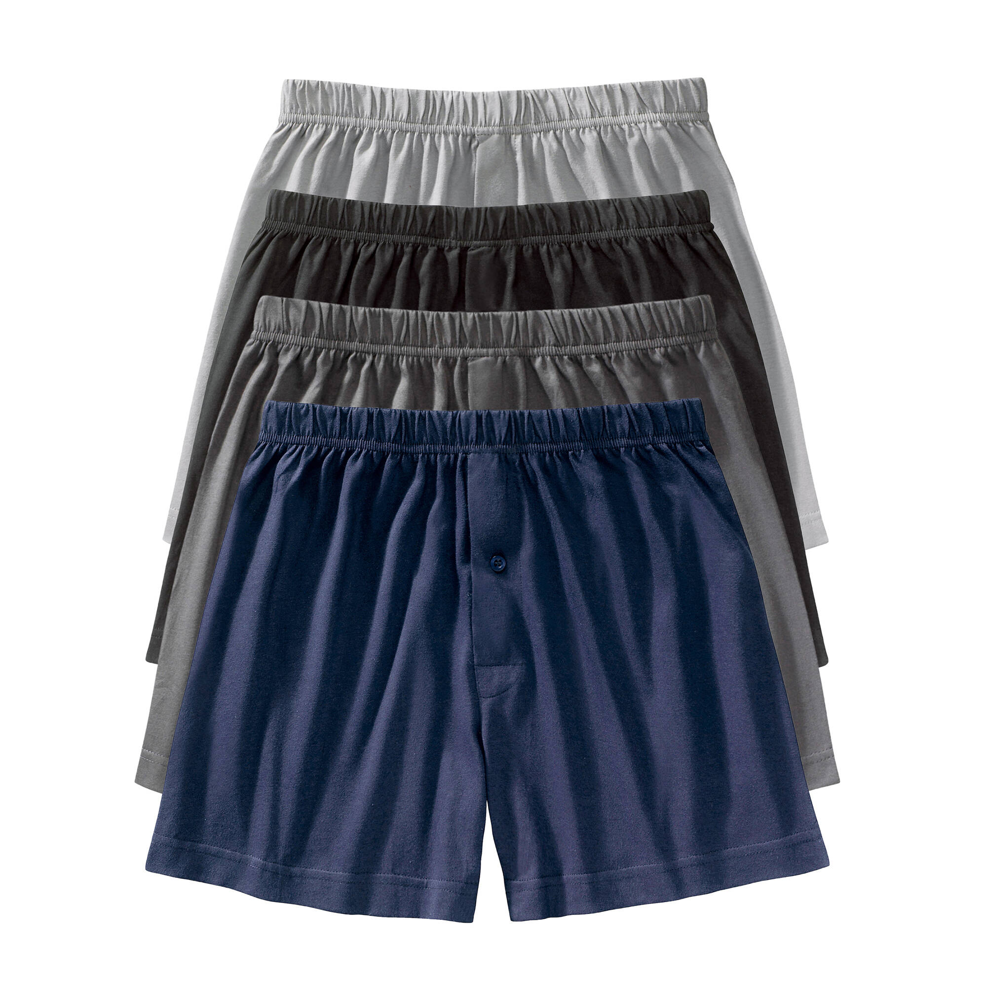 Cale&ccedil;on flottant ouvert uni - lot de 4