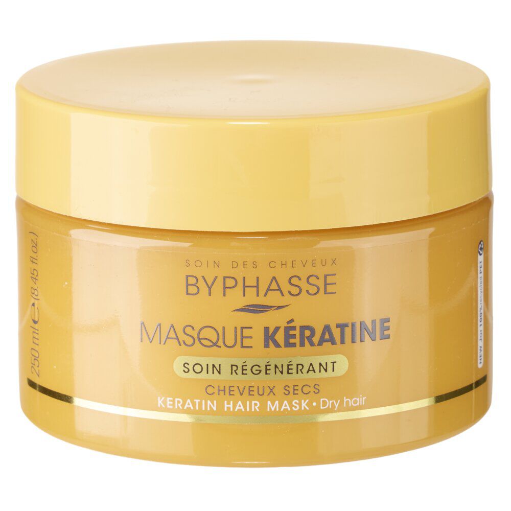 Masque capillaire kératine Byphasse cheveux secs 250 ml