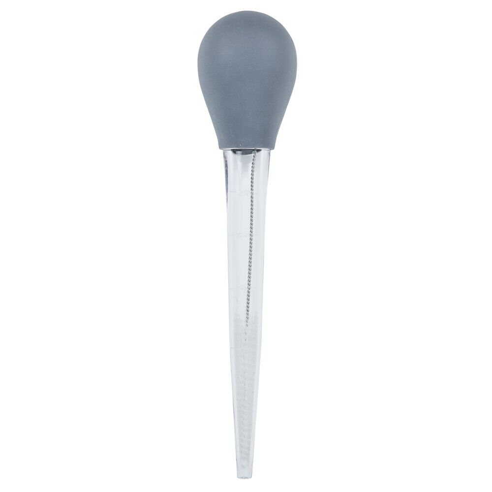 Poire à jus avec brosse de nettoyage