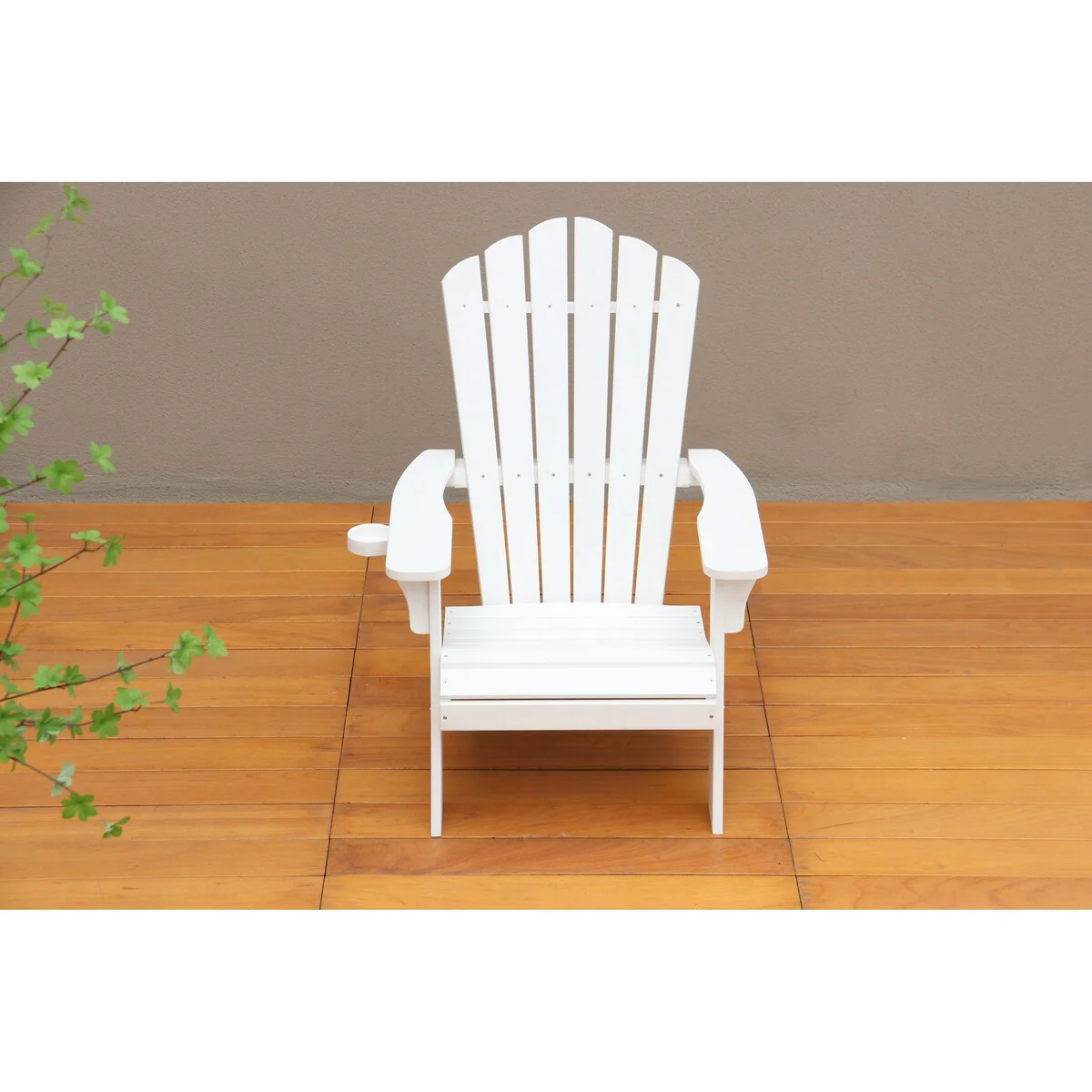 Polystyrene Adirondack Chair White