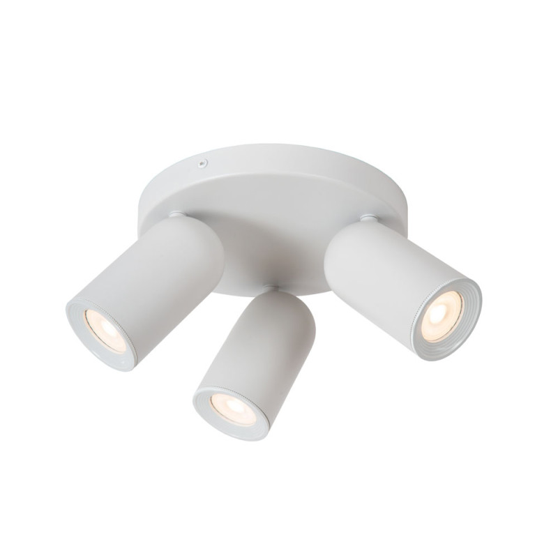 Spot LED Punch blanc Ø 21 cm GU10 3 x 35 W LUCIDE