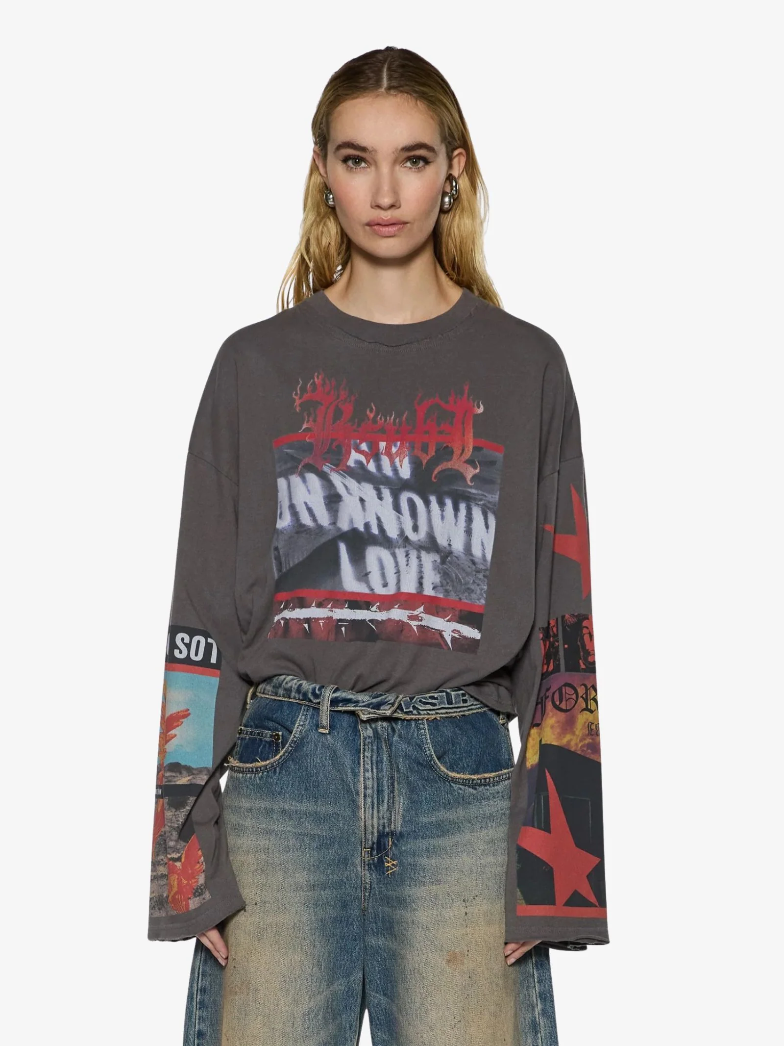 Altar Long Sleeve Boyfriend Tee