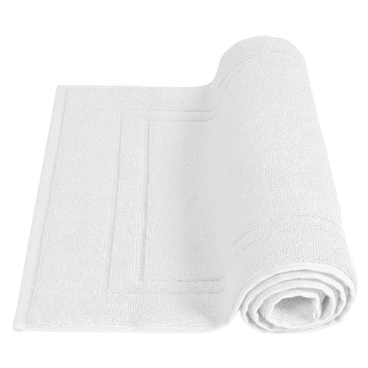 LUXURY - Tapis de bain 900gr/m²  blanc 50x80 cm