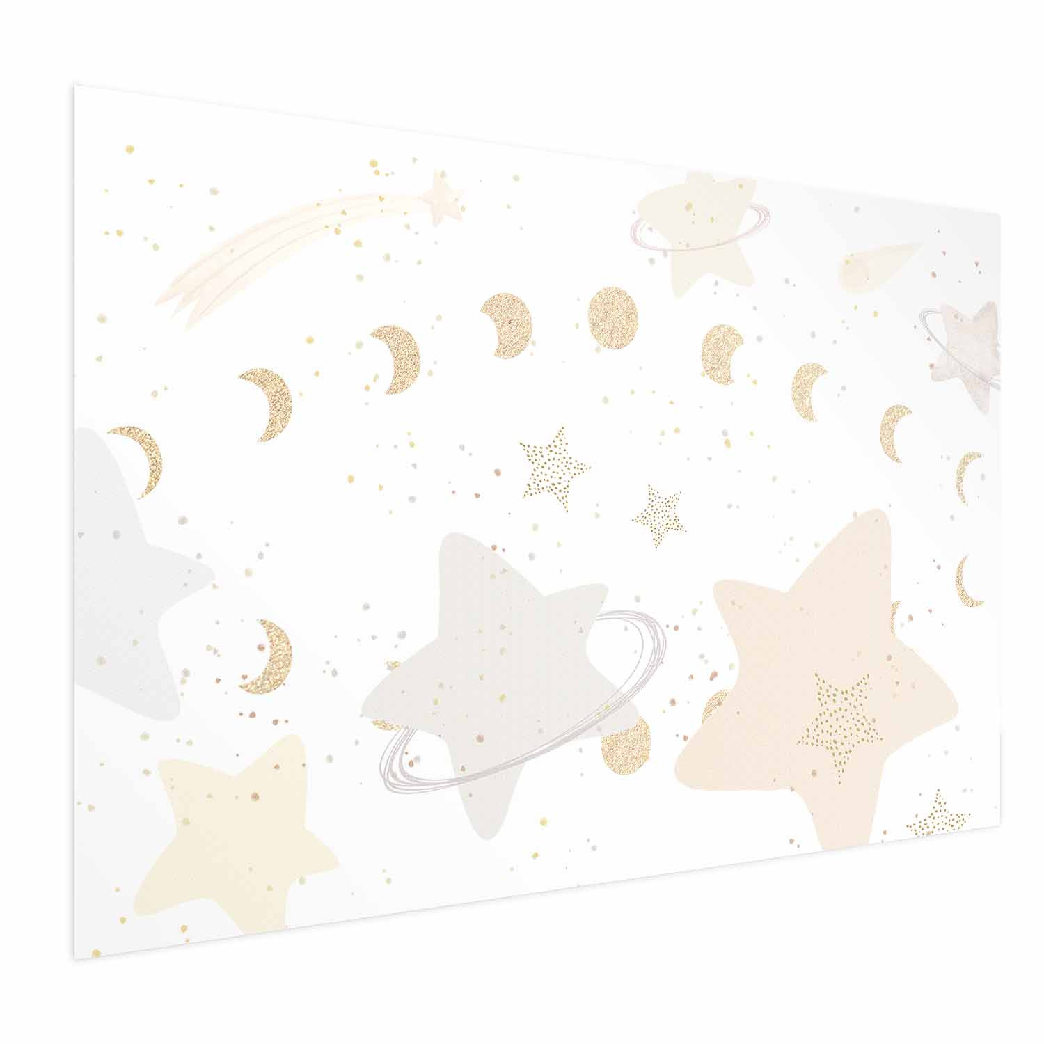 Plakat Księżyc i gwiazdy 30x21 cm