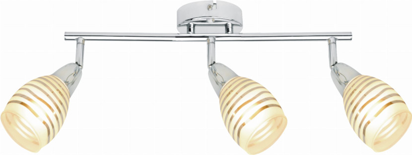 Lampa sufitowa JUBILAT listwa 3x10w e14 led chrom