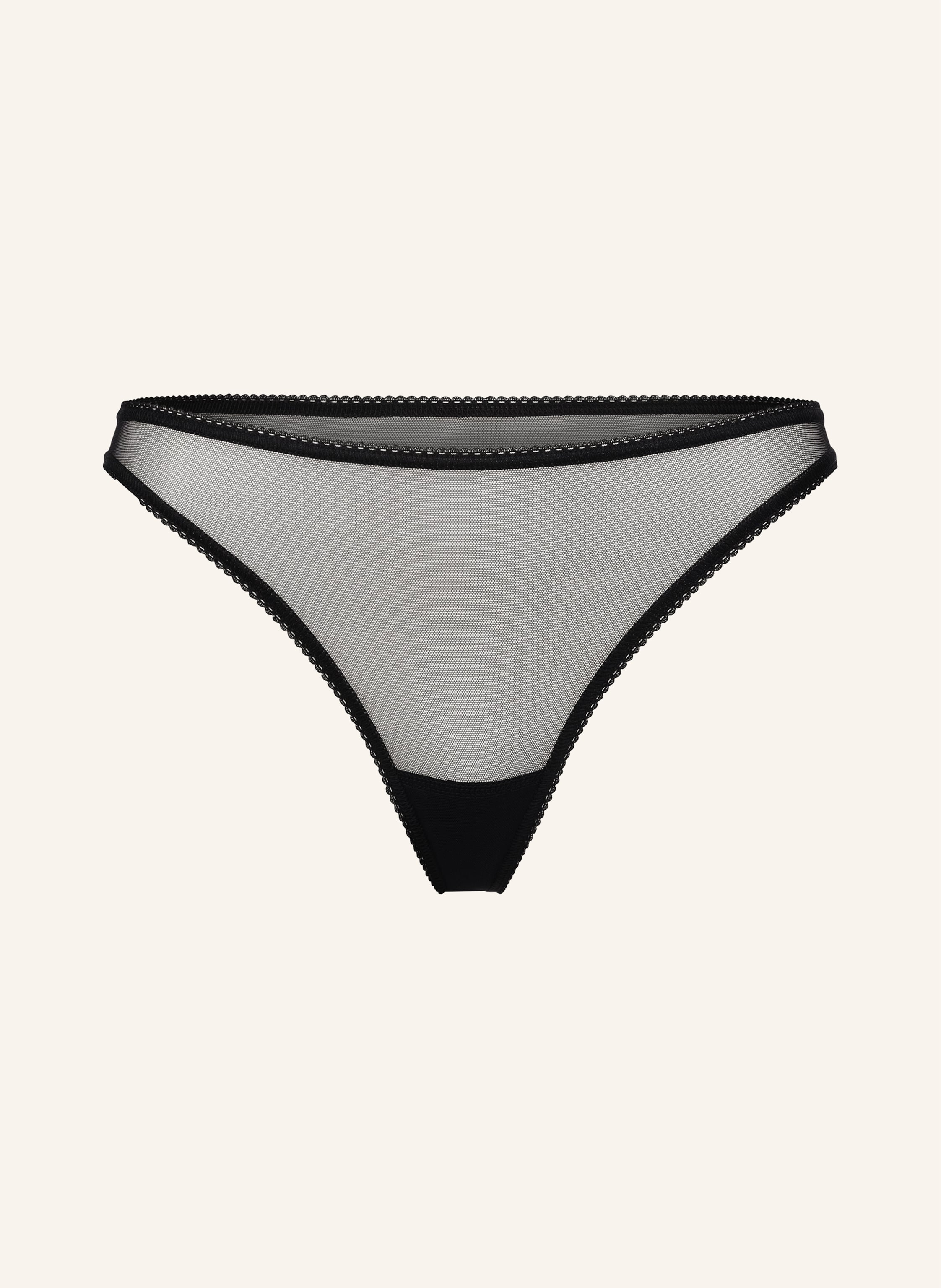 erlich textil Iconic Mesh String mit Polyamid - goldfarbene Details