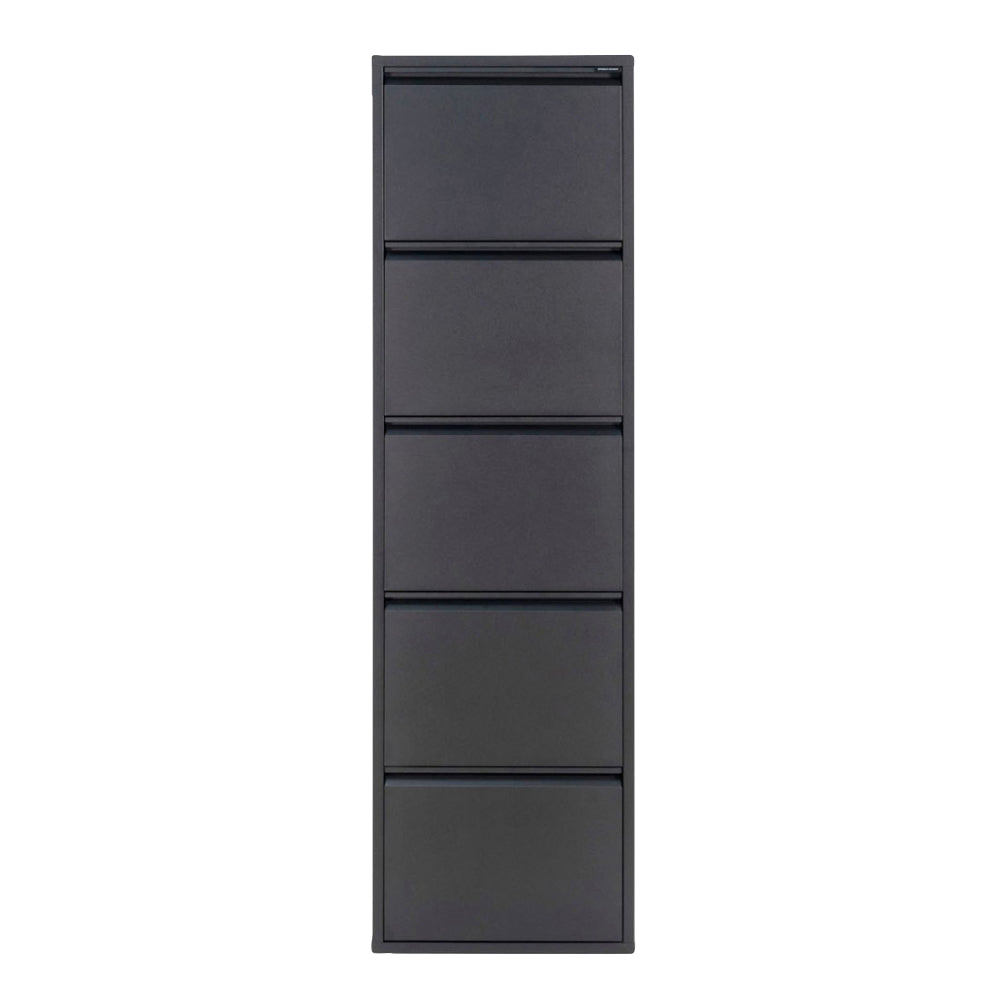 Spinder Design Billy 5 Schoenenkast - Zwart