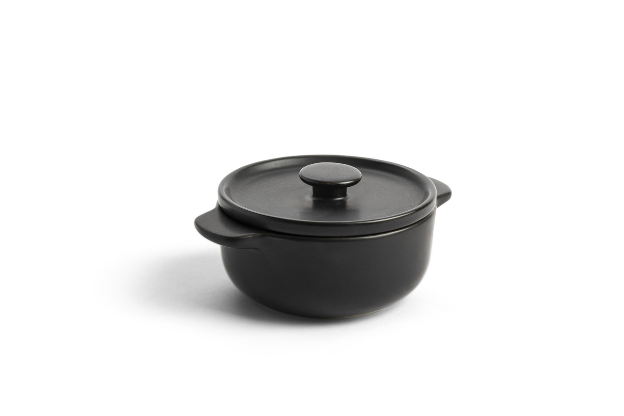 KitchenAidNaczynie do zapiekania Mini Cocotte 10cm 300ml czarny matowy